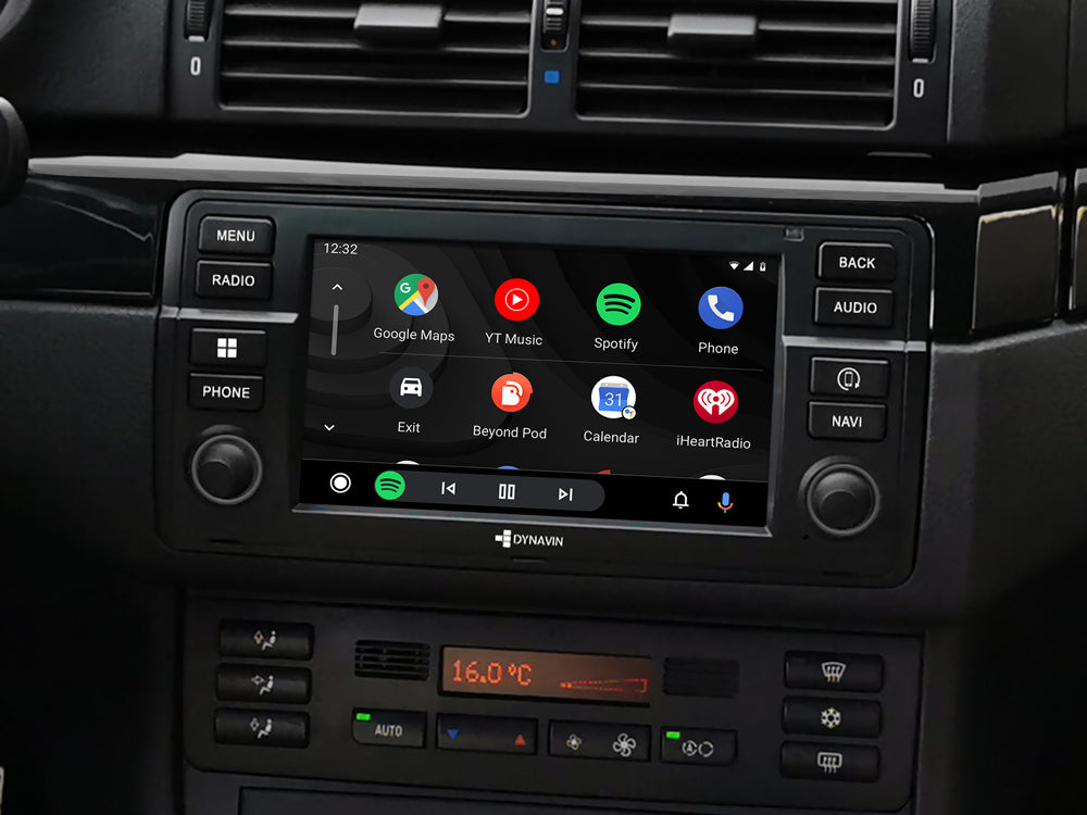 Autoradio Android 7″ Plug & Play Dynavin D9-E46 pour BMW Série 3 (E46) 1998-2006