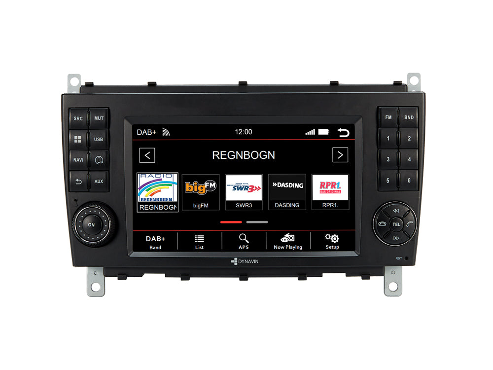 Autoradio Android 7″ Plug & Play Dynavin D9-MBC Premium pour Mercedes Classe C (W203/W204)