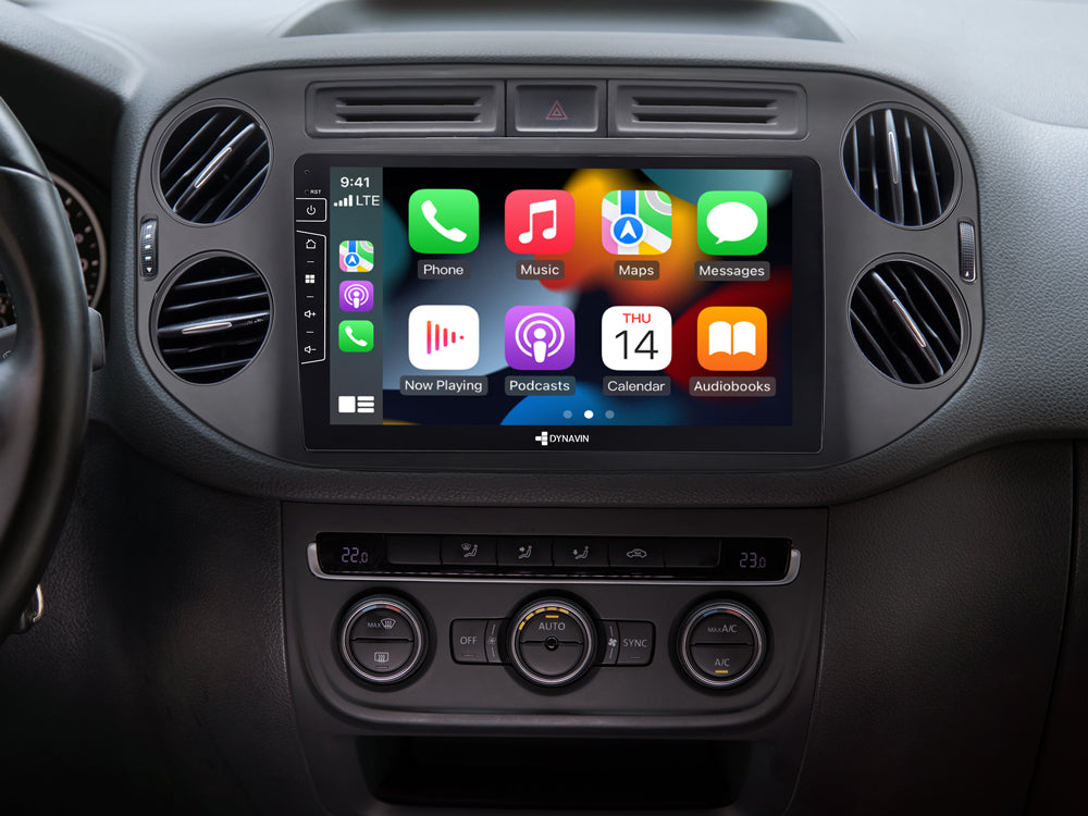 Autoradio Android 9″ Plug & Play Dynavin D9-83B Premium – Façade Noire pour Volkswagen Tiguan (2012-2016)