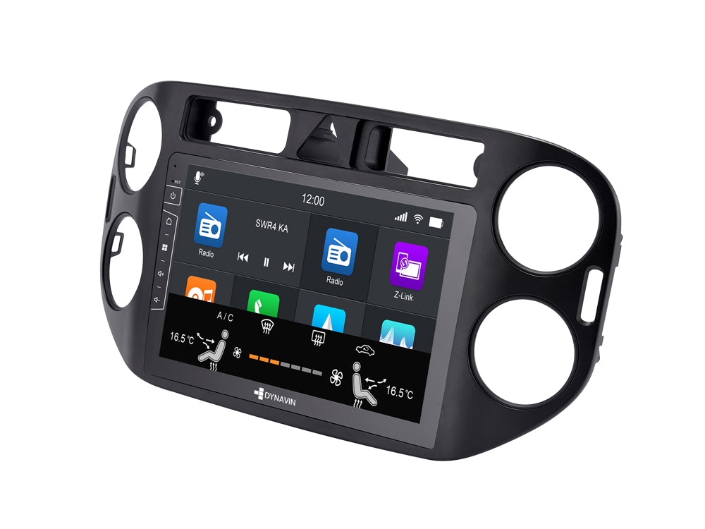 Autoradio Android 9″ Plug & Play Dynavin D9-83B Premium – Façade Noire pour Volkswagen Tiguan (2012-2016)