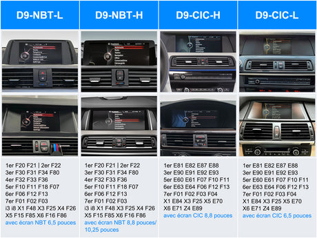 Interface Android Dynavin D9-NBT-L Ultra pour BMW NBT – CarPlay & Android Auto