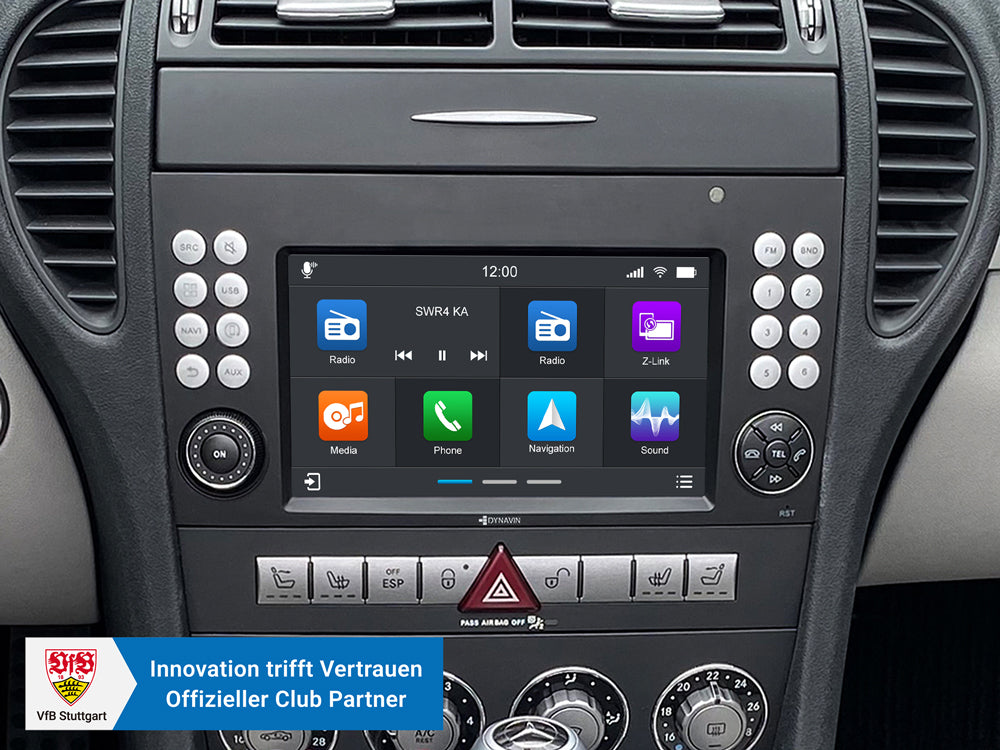 Autoradio Android 7″ Plug & Play Dynavin D9-SLK Premium pour Mercedes-Benz SLK (R171/R172)