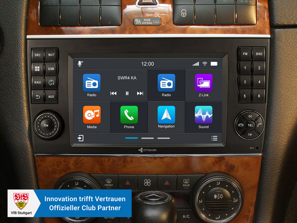 Autoradio Android 7″ Plug & Play Dynavin D9-CLK Premium pour Mercedes-Benz CLK (W209/W208)