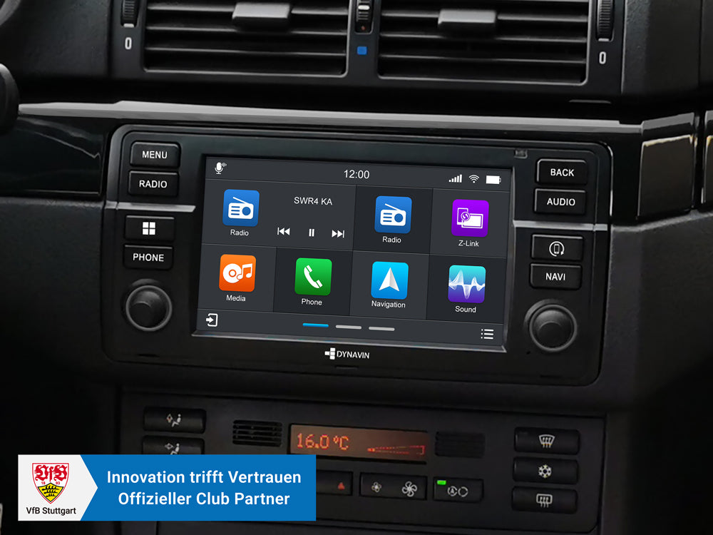 Autoradio Android 7″ Plug & Play Dynavin D9-E46 pour BMW Série 3 (E46) 1998-2006