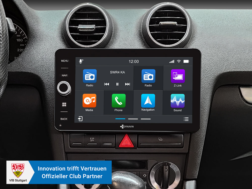 Autoradio Android 9″ Plug & Play Dynavin D9-A3 Premium pour Audi A3 (2003–2013)