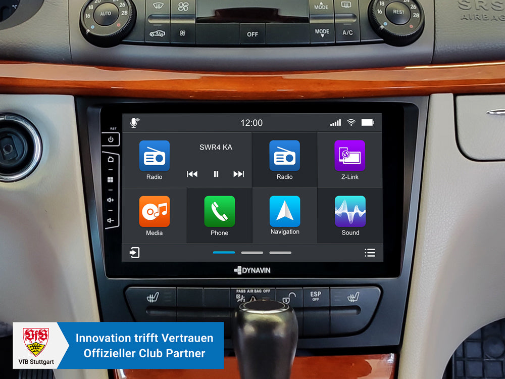 Autoradio Android 9″ Plug & Play Dynavin D9-W211 Premium pour Mercedes-Benz E-Klasse (W211) 2002-2009