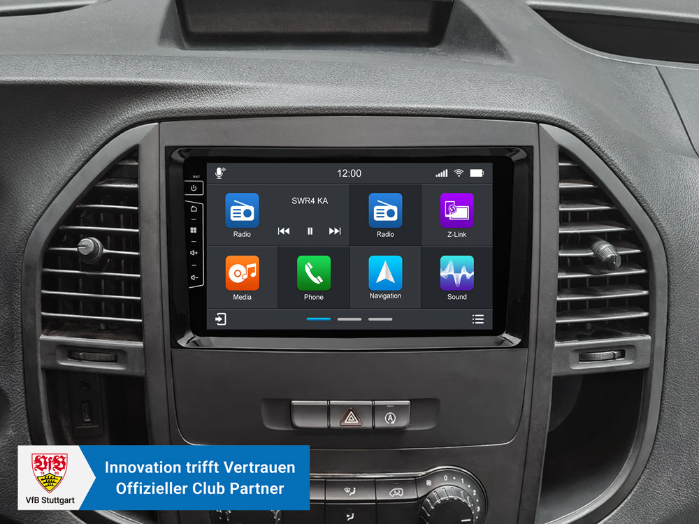Autoradio Android 9″ Plug & Play Dynavin D9-DF427 Premium pour Mercedes-Benz Vito (à partir de 2006)