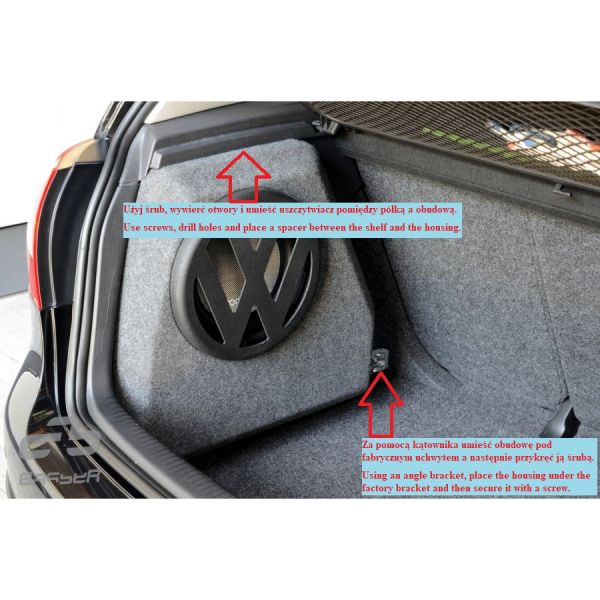 Caisson sur mesure pour VW Golf 5/6