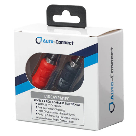 Auto-connect Y 2 male -1 femelle 0.3m - Sound Auto Concept