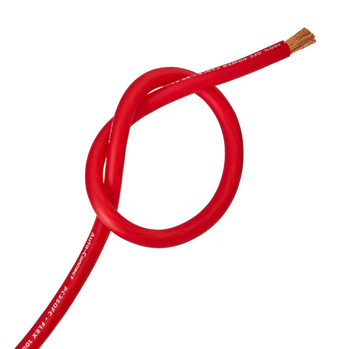 Bobine câble d'alimentation OFC pur 35,5 mm², rouge 30 mètres - Sound Auto Concept