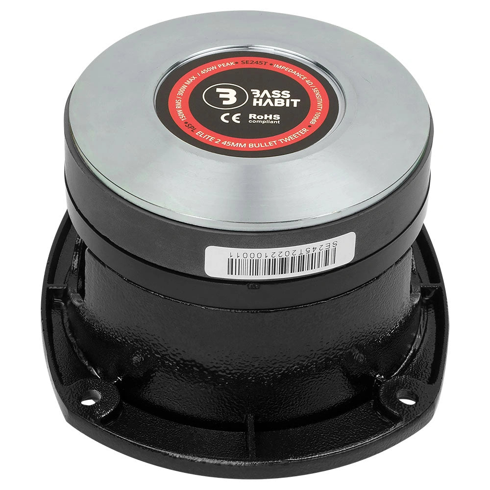 Bass Habit SPL Elite 2 SE245T – Tweeter 45mm 150W RMS 109 dB ( 1 unité )