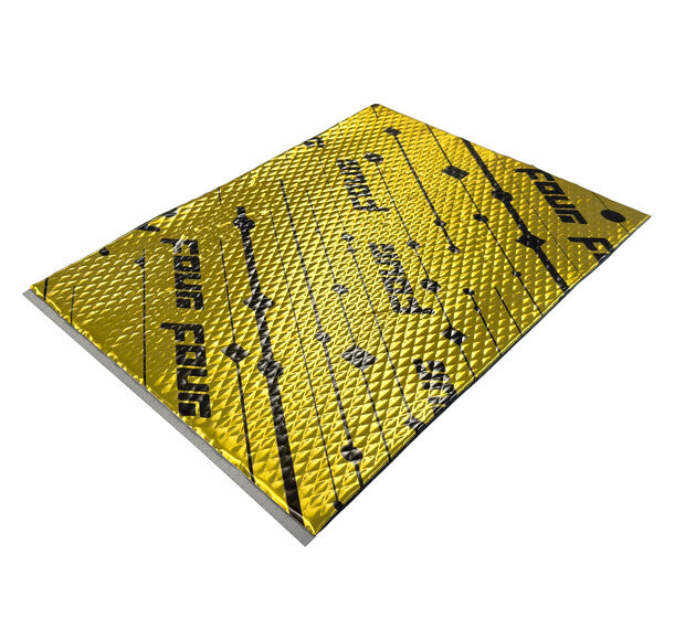SOLO-BASEMAT Tapis Insonorisant Alubutyle 4.5 mm - 8 feuilles 500x370 mm (1,48 m²)