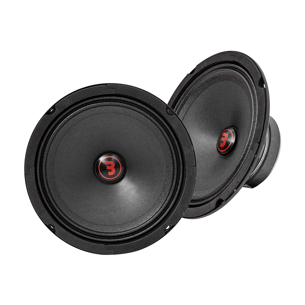 Haut-parleur Médium 16.5cm Bass habit - Vendu à la paire - Sound Auto Concept