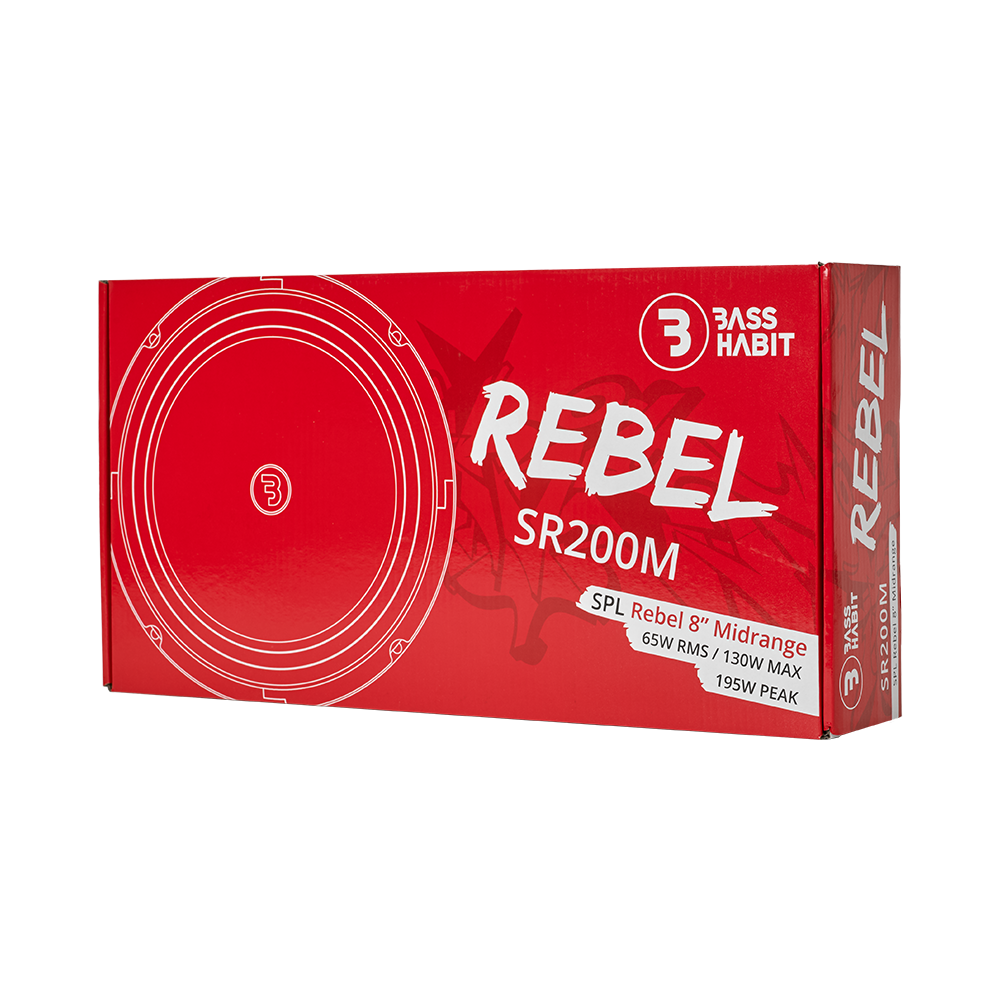 Haut-parleur Médium 20cm Bass habit - Vendu à la paire - Sound Auto Concept