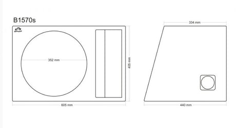 Caisson de basse B1570s - Sound Auto Concept