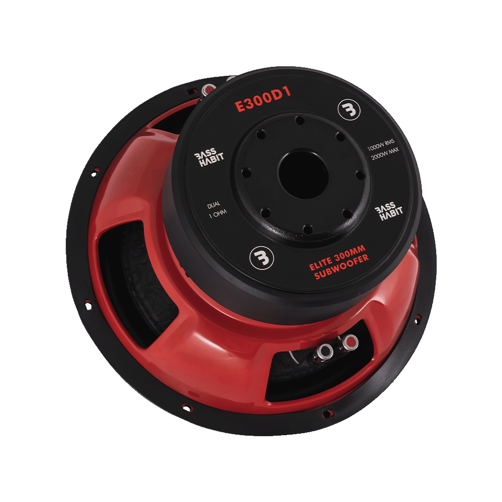 Bass Habit Elite E300D1 – Subwoofer 12" 1000W RMS 2x1 Ohm