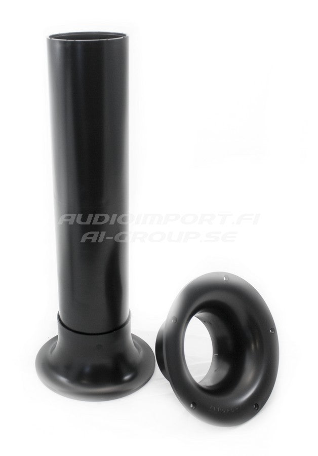 Évent Aéroport 3" Noir pour Caisson de Basse – Kit Réflexe 69 mm