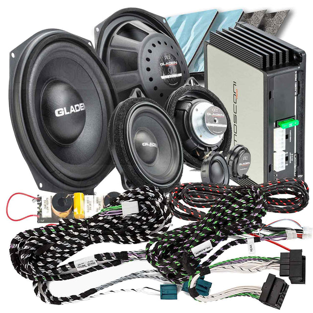 Pack Audio Plug and Play pour BMW série F (ampli 4 canaux) - Sound Auto Concept