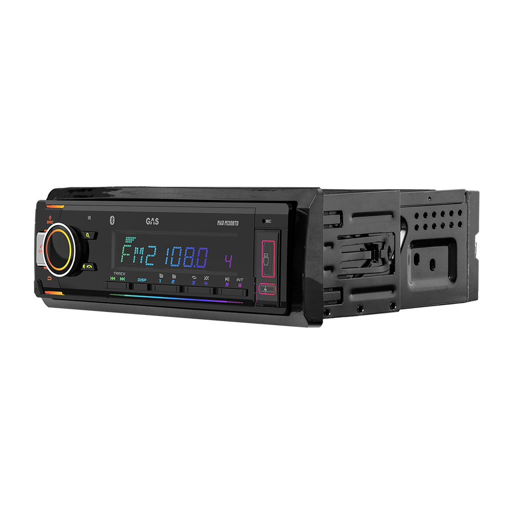 GAS Audio MAD M120-BTD – Autoradio 1-DIN Bluetooth & DAB+ USB / AUX, RCA