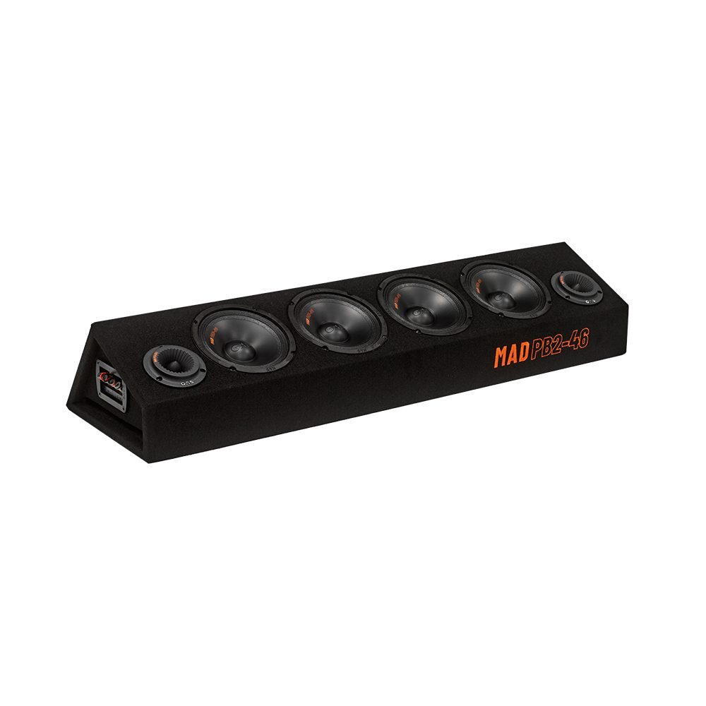 Caisson Complet avec Haut-Parleurs MAD PB2-46 - Sound Auto Concept