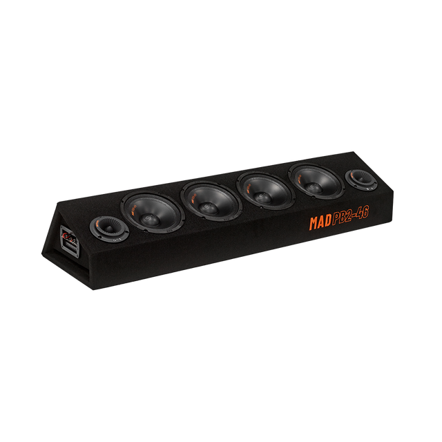 Caisson Complet avec Haut-Parleurs MAD PB2-46 - Sound Auto Concept