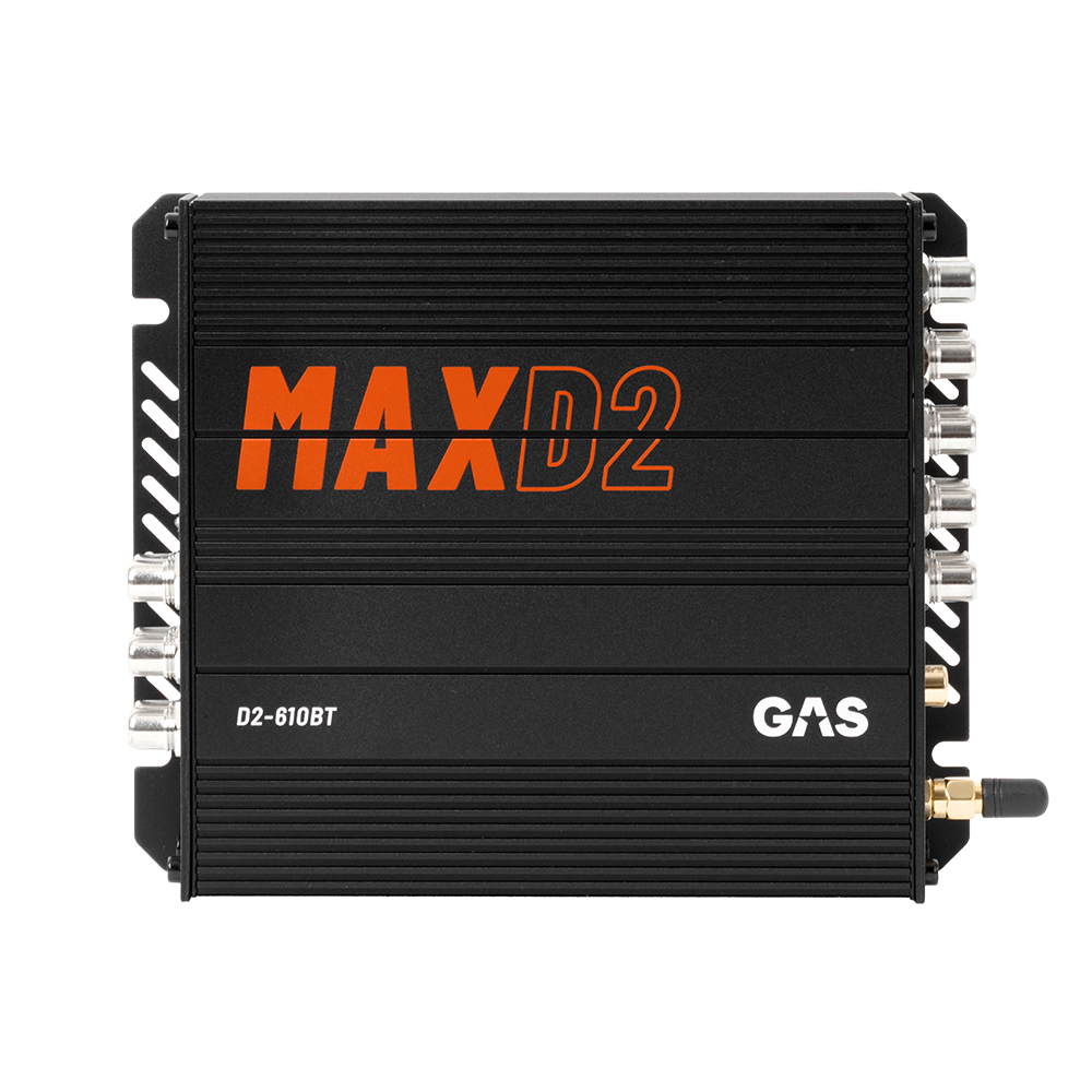 GAS MAX D2-610BT - Processeur DSP automobile 10 canaux avec Bluetooth 5.0