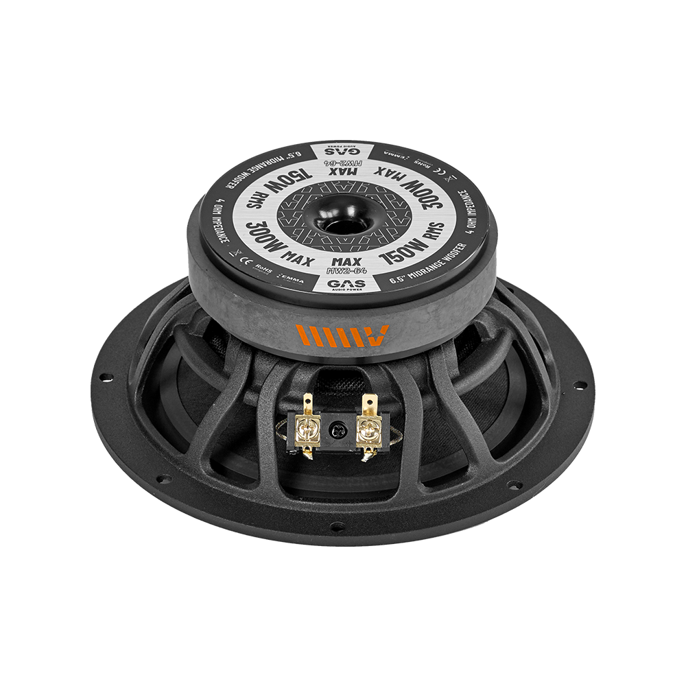 GAS MAX K2-64 - Kit haut-parleurs 2 voies 16,5 cm (6,5") 130W RMS