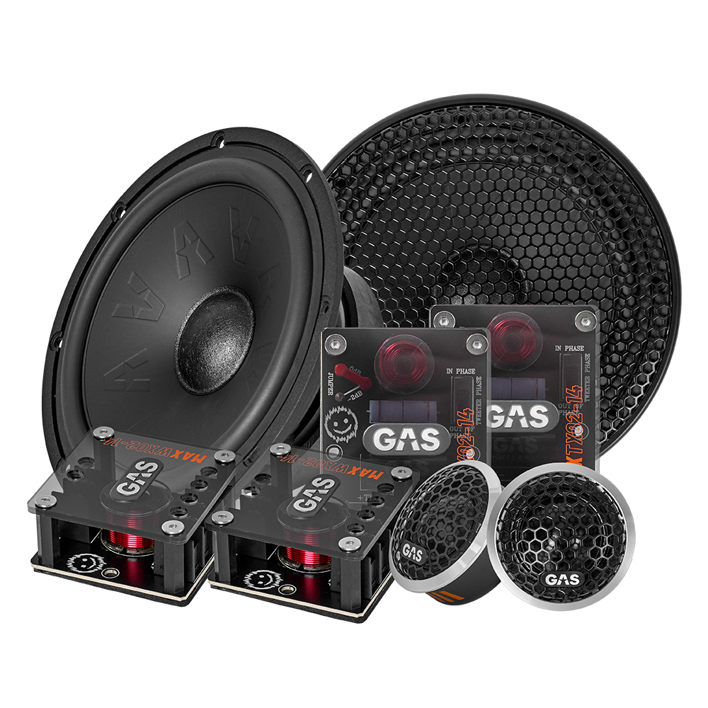 GAS MAX K2-64 - Kit haut-parleurs 2 voies 16,5 cm (6,5") 130W RMS