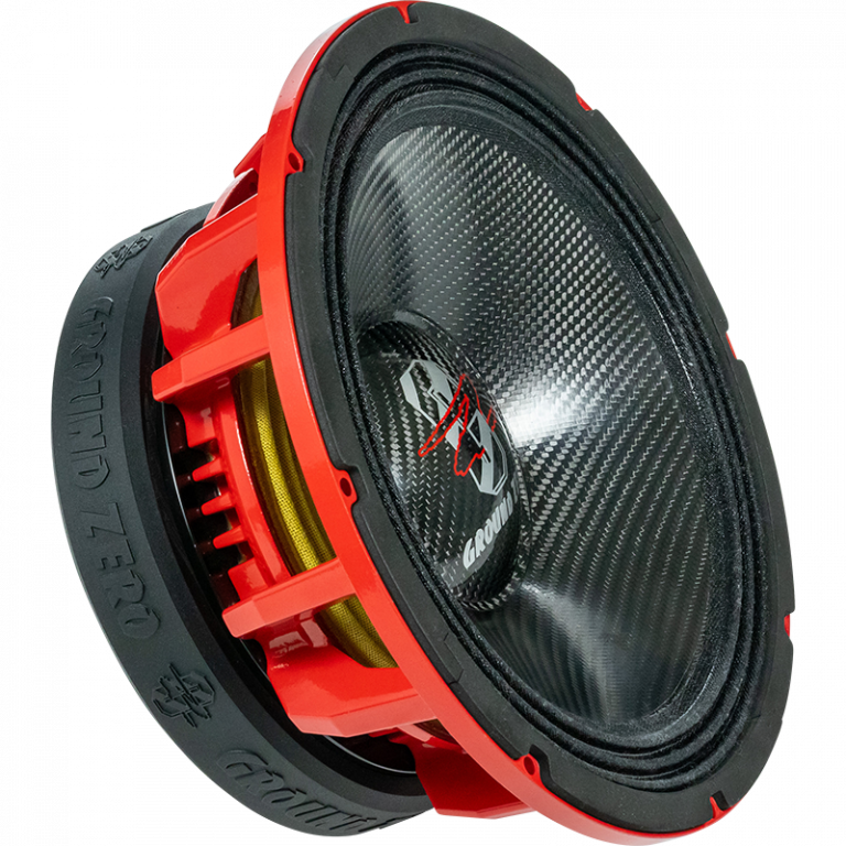 Haut-parleur médium-grave Ground Zero 25 cm / 10" SPL carbone 1000W