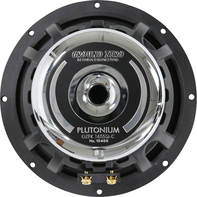 Ground Zero GZPK 165SQ-C – 2 Haut-parleur 16,5 cm Plutonium SQ, 140 W RMS