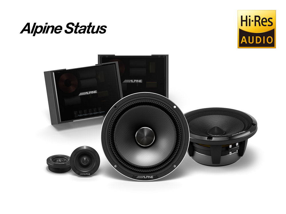 Kit Haut-parleurs Alpine HDZ-65CS – 2 Voies Slim 16,5 cm Hi-Res Audio - Sound Auto Concept
