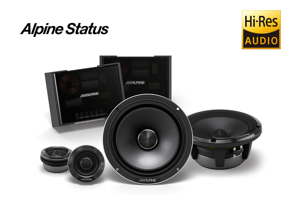Kit Haut-parleurs Alpine HDZ-65C – 2 Voies Éclaté Hi-Res Audio - Sound Auto Concept