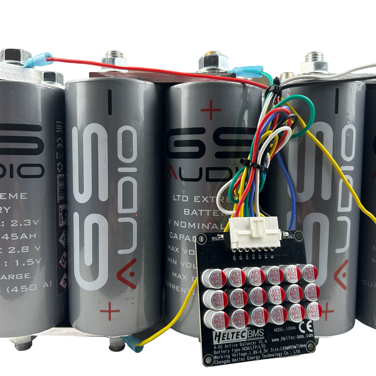 24 cellules GS AUDIO LTO 2,3 V / 45 Ah - TITANATE DE LITHIUM