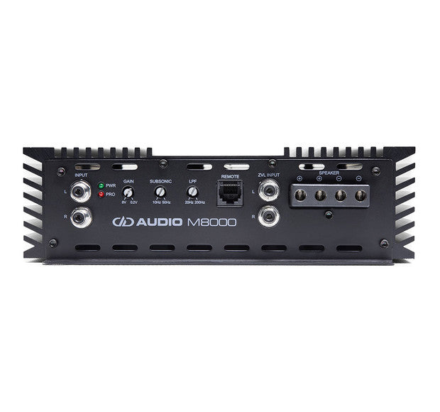 DD Audio M8000 - Amplificateur mono Classe D 8000W RMS nouvelle génération