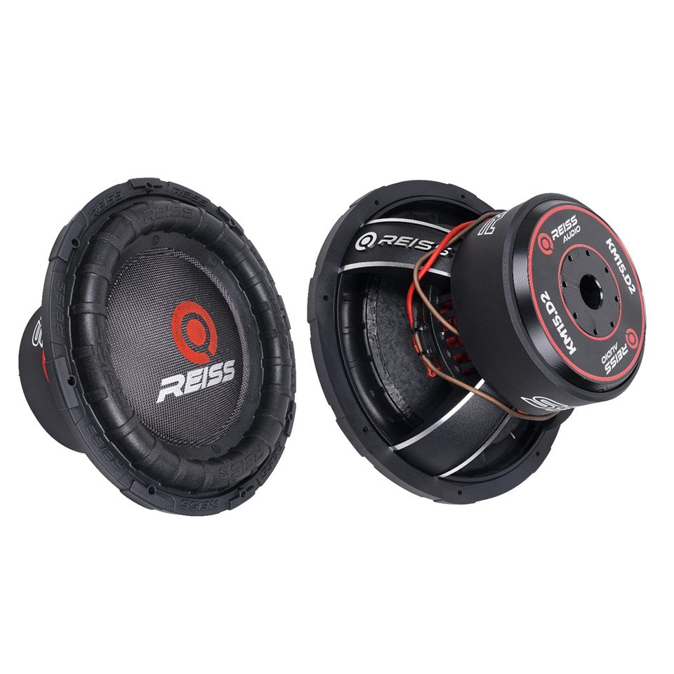 Reiss RS-KM15.D2 - Subwoofer 30cm Double Bobine 2+2 Ohms 1750W RMS