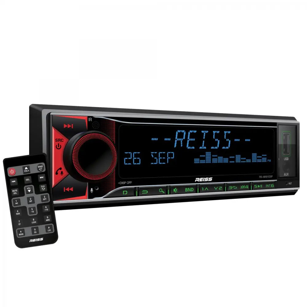 Reiss RS-MX81DSP - Autoradio DSP 8 Canaux - 4x51W RMS + 4 x16W RMS