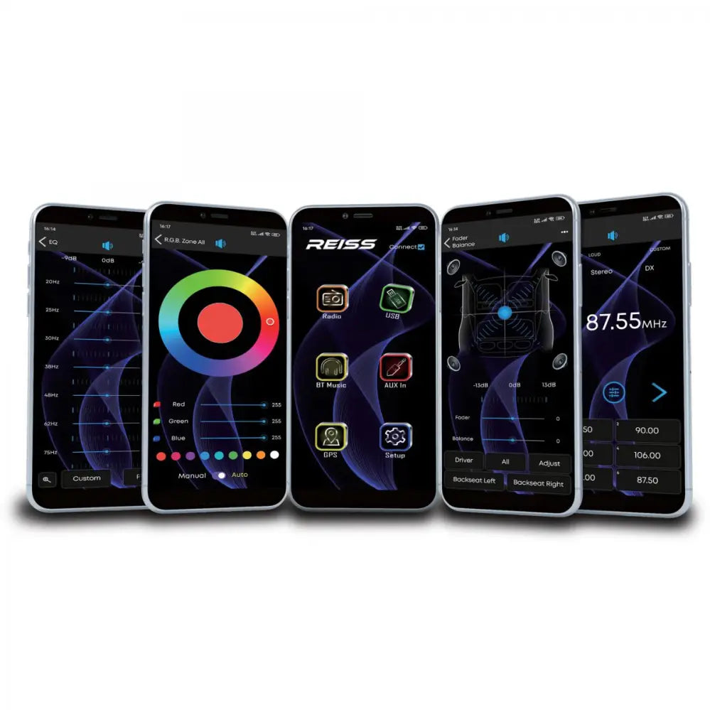 Reiss RS-MX81DSP - Autoradio DSP 8 Canaux - 4x51W RMS + 4 x16W RMS
