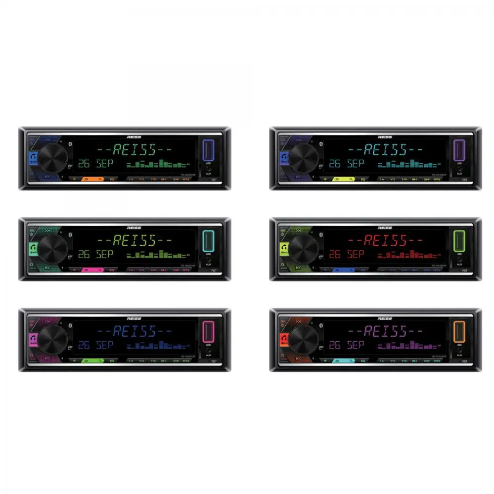 Reiss RS-MX88DSP - Autoradio avec DSP 8 Canaux Intégré 4x16W RMS