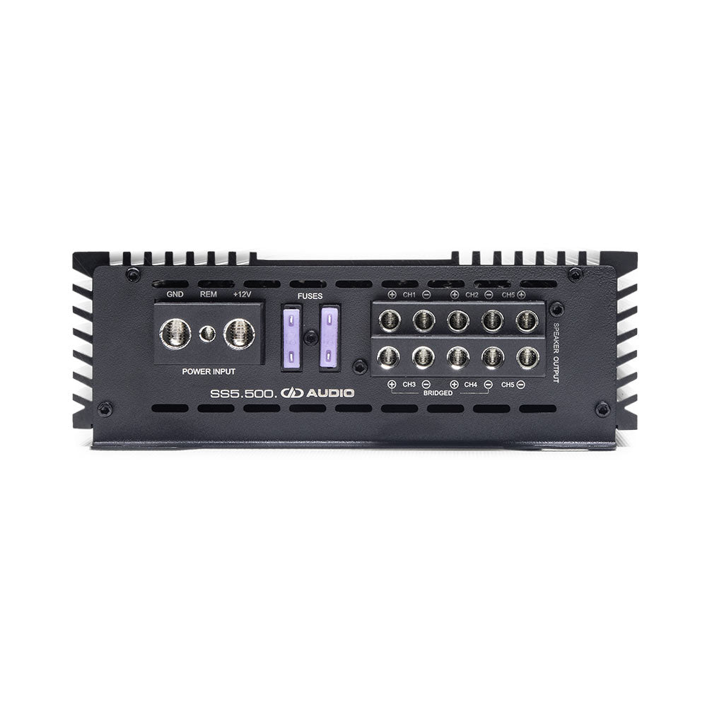 DD Audio SS5.500 – 5-Kanal-Verstärker 4 × 120 W + 500 W