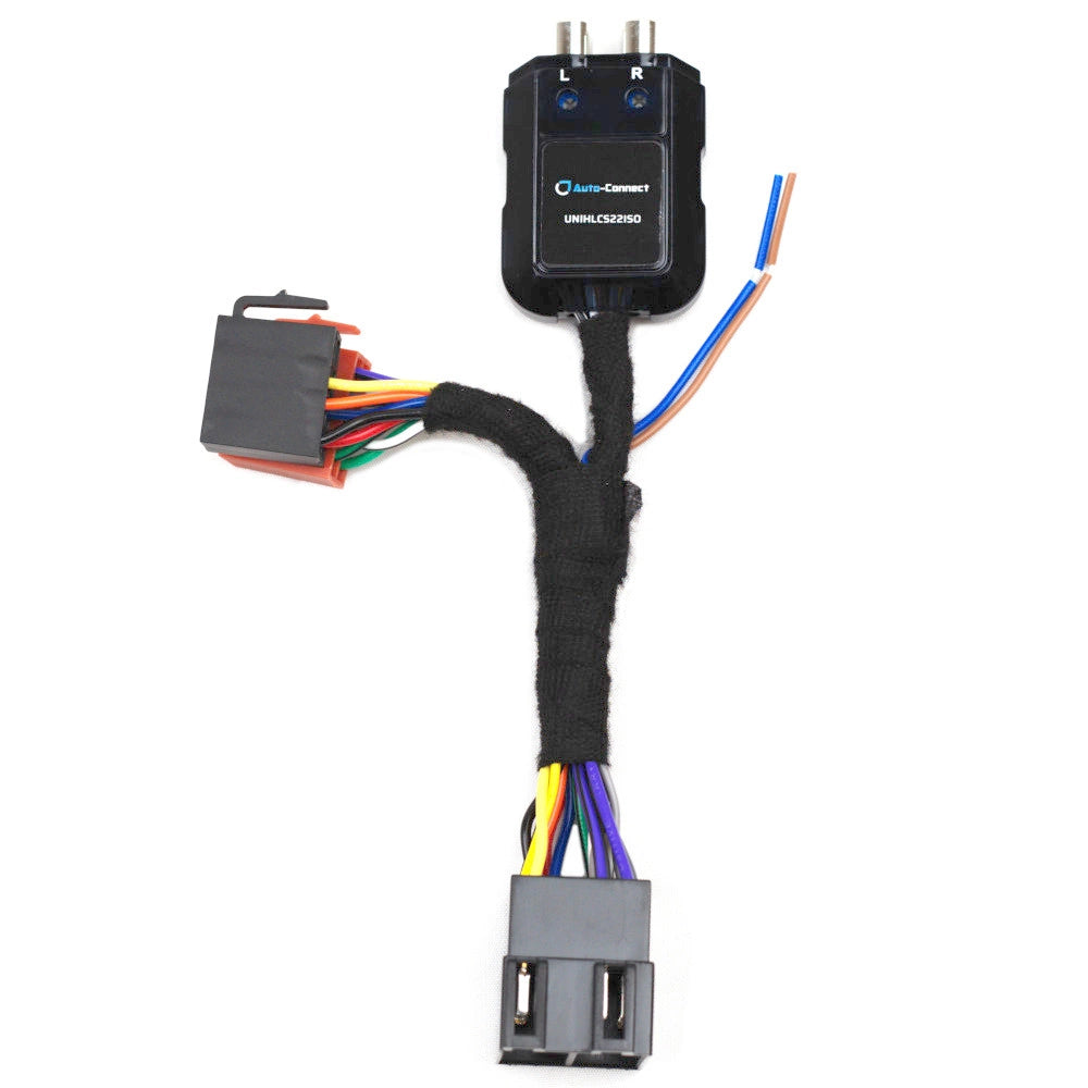 Connexion  ISO-ISO avec convertisseur de niveau haut-bas à 2 canaux - Sound Auto Concept