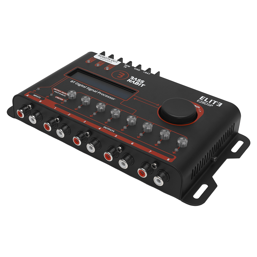 Processeur 8 canaux Bluetooth streaming intégrés - Sound Auto Concept