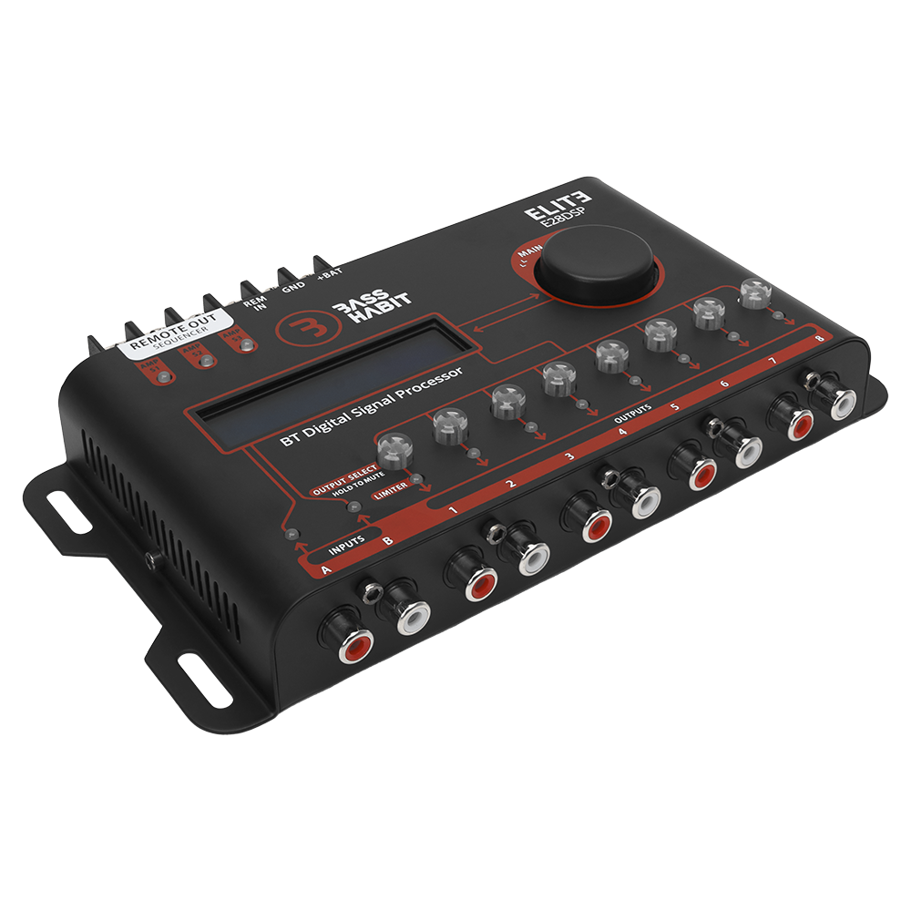 Processeur 8 canaux Bluetooth streaming intégrés - Sound Auto Concept