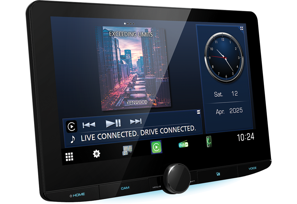 KENWOOD DMX9724XDS – Autoradio multimédia écran 10,1 pouces HD CarPlay Android Auto