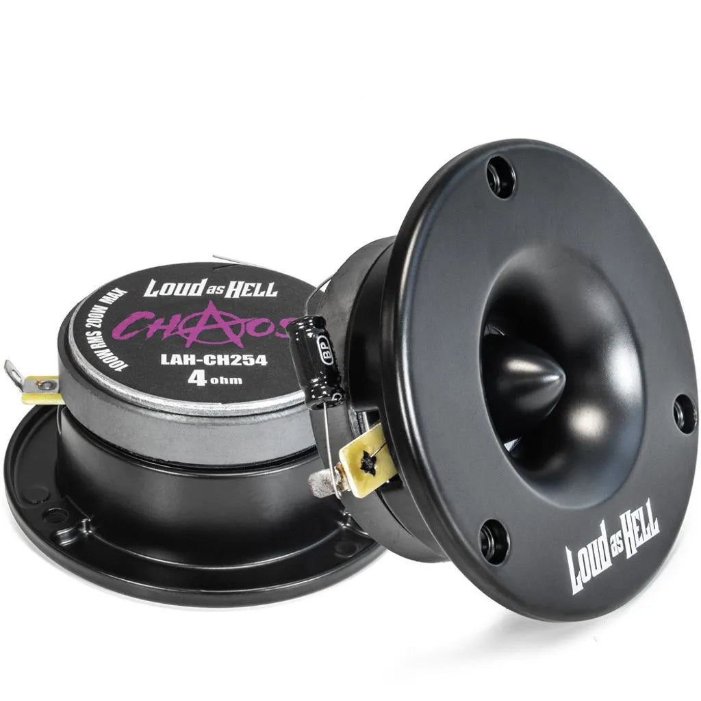 LOUD AS HELL LAH-CH254 – Tweeter Paire 1 pouce 100 WRMS 105 dB 4 Ohm