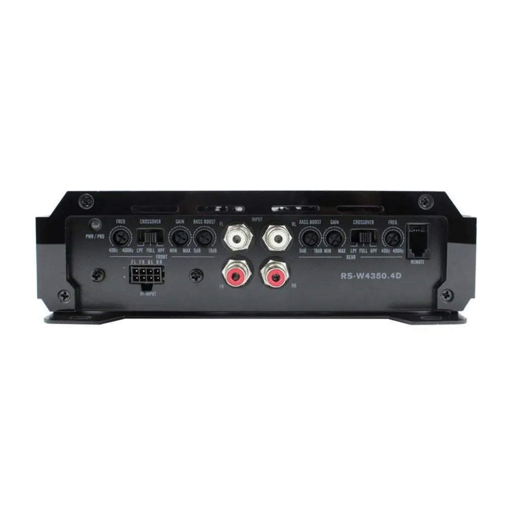 REISS RS-W4350.4D – Amplificateur 4 canaux Classe D 4 × 350 WRMS 4 Ohm