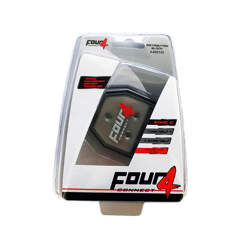 4 CONNECT  bloc de distribution 3x20/50mm2 - Sound Auto Concept