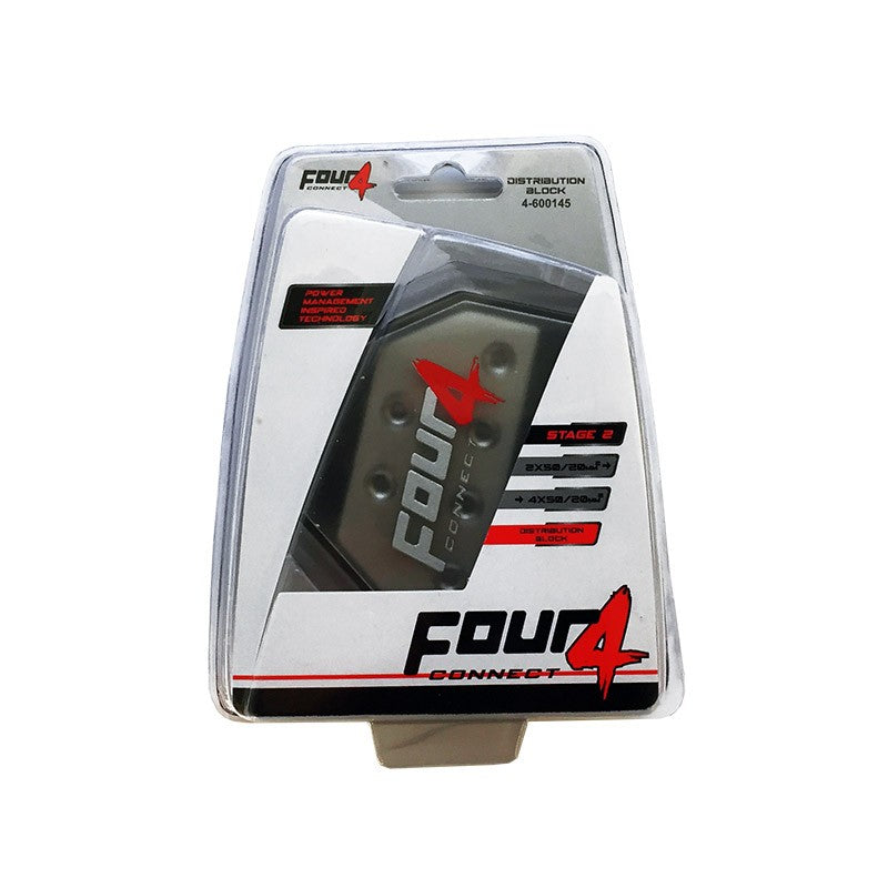 4 CONNECT  bloc de distribution 6x20/50mm2 - Sound Auto Concept