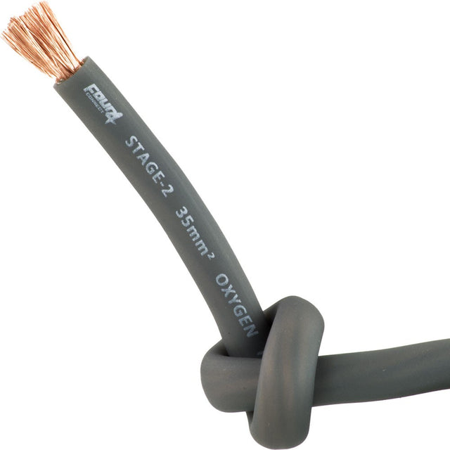 Cable alimentation 35mm² Gris Stage 2 OFC - Sound Auto Concept