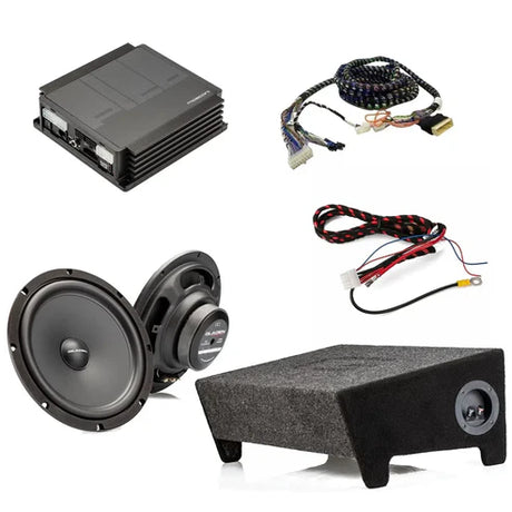 Pack Audio Plug and Play : Caisson + Amplificateur DSP 6 canaux pour TESLA Model 3 - Sound Auto Concept