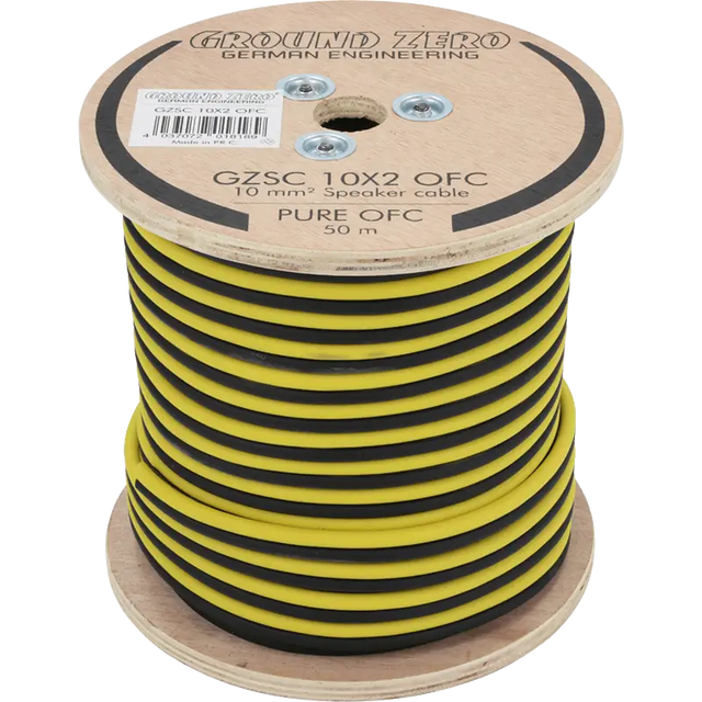 Bobine  2 x 10mm² OFC (100% cuivre) ground zero - Sound Auto Concept